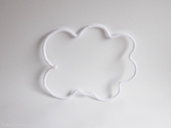 nuage en tricotin