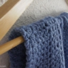 Couverture bébé bleue