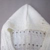 Cagoule enfant en laine écrue