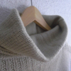 Pull beige sans manches