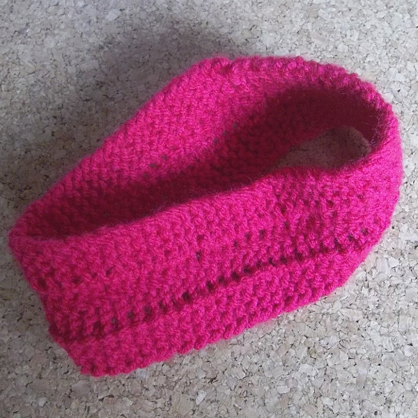 bandeau bébé rose fuchsia