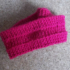 bandeau bébé rose fuchsia