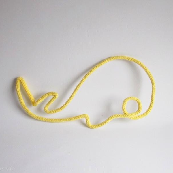 baleine en tricotin