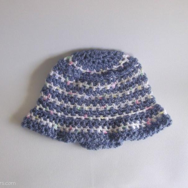 bonnet bebe laine rayee