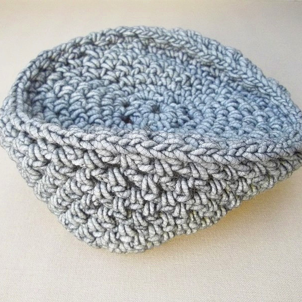 Bonnet bleu chiné