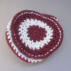 Bonnet rayé rouge et blanc