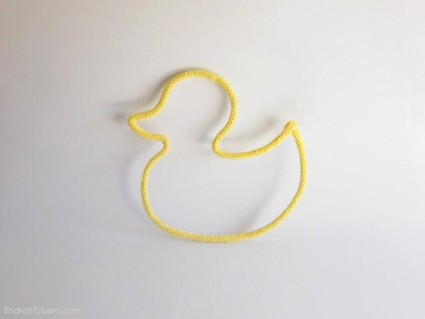 canard en tricotin