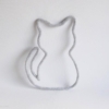 Chat en tricotin gris