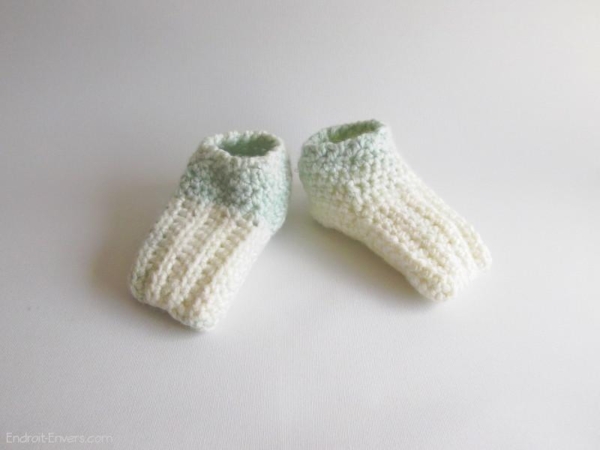 chaussons bebe en laine