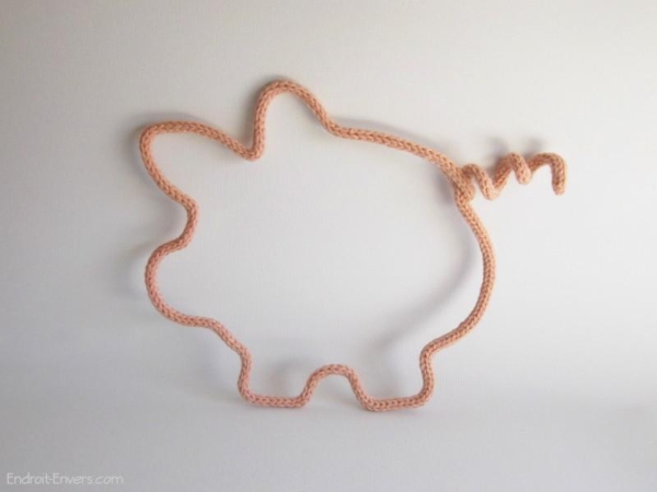 cochon tricotin