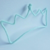 Couronne de princesse en tricotin