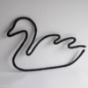 cygne noir en tricotin