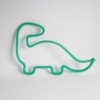 dinosaure tricotin vert