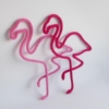 duo flamants roses en tricotin-1