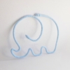 elephant tricotin bleu clair