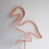 flamant rose tricotin