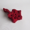 etoile crochet rouge