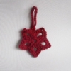 etoile de noel crochet rouge