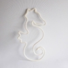 hippocampe tricotin ecru