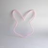 lapin en tricotin rose
