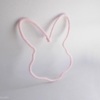 lapin tricotin rose