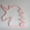 licorne en tricotin rose
