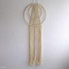 suspension macramé double cercle