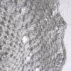 napperon gris au crochet