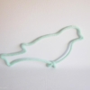 oiseau en tricotin vert clair