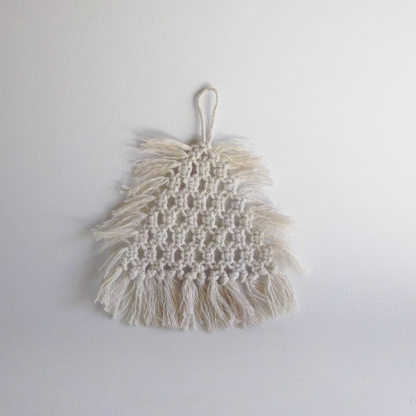 deco noel en macrame