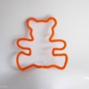 ourson tricotin orange