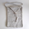 pochette grise laine