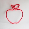 pomme rouge tricotin