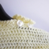 poncho bebe laine jaune clair