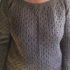 pull femme laine marron