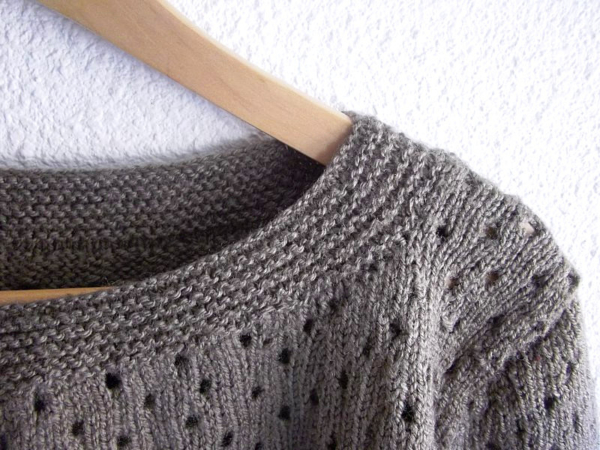 pull femme laine marron
