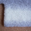 pull bébé gris blanc point mousse