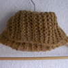 snood enfant marron caramel