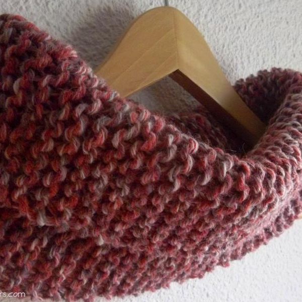 snood femme rose foncé