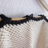 taie pour coussin écru