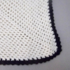 taie pour coussin écru en crochet