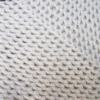 taie pour coussin écru en crochet