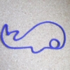 tricotin baleine bleue