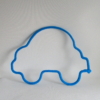 voiture en tricotin bleue